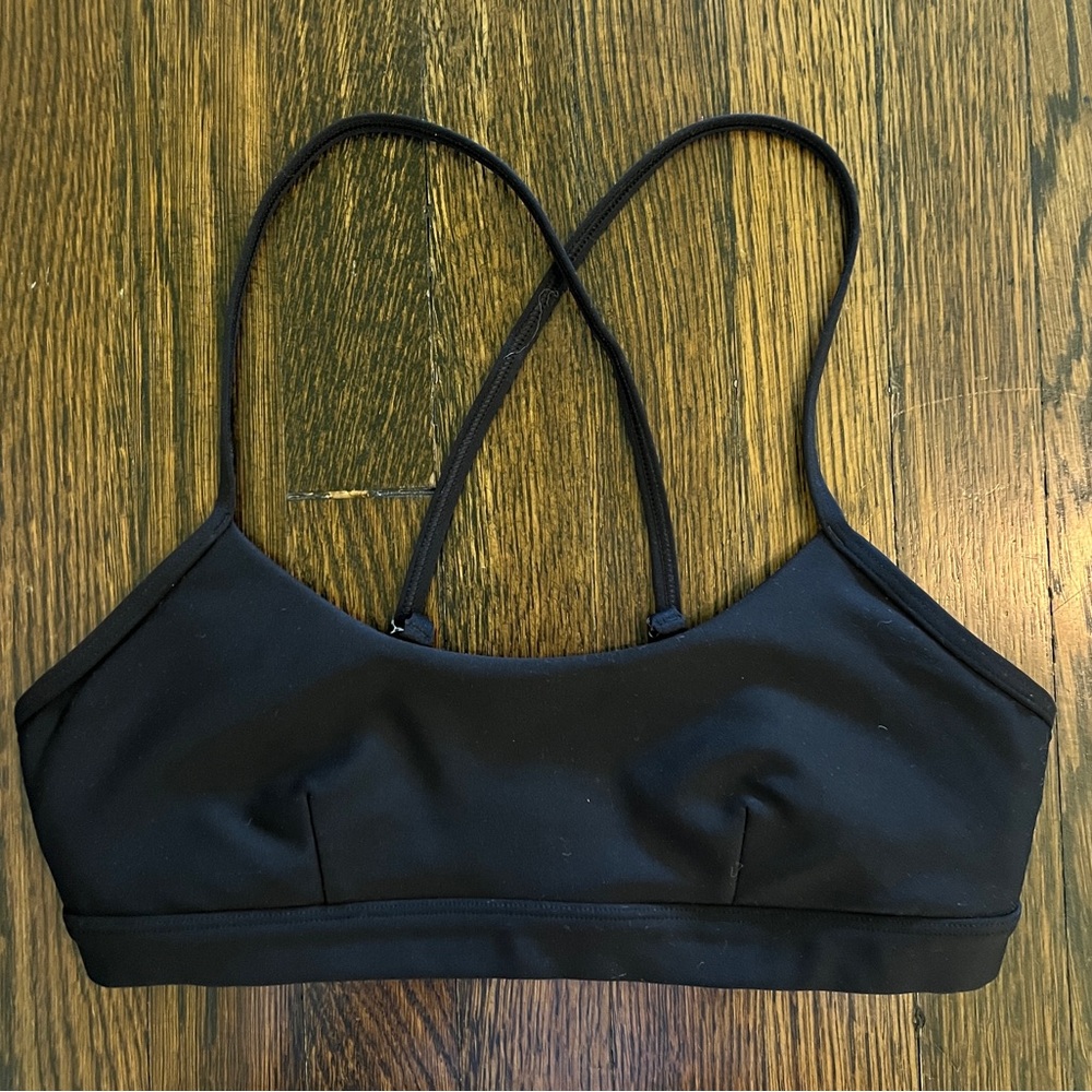 ALO Yoga Black Crossback Bralette